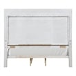 Furniture of America Gelbero Wood Panel Ornate Accent Queen Bed in White