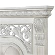 Furniture of America Byrne Wood Tufted Headboard Panel King Bed in White