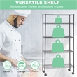 Furniture of America Rex Metal 5-Tier Wire Shelving Rack in Black