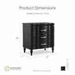 Furniture of America Seabliss Wood Queen 6-Piece Bedroom Set in Black