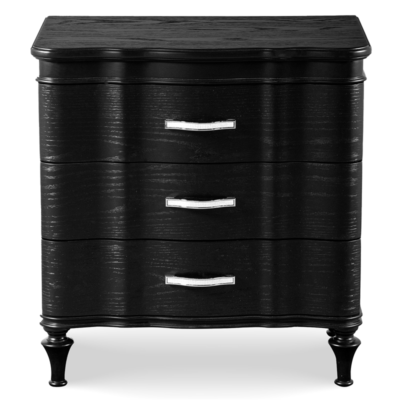 Furniture of America Seabliss Wood King 6-Piece Bedroom Set in Black