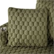 Furniture of America Dresdan Fabric 2-Arm Oversized Chaise in Green
