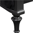 Furniture of America Seabliss Wood King 5-Piece Bedroom Set in Black