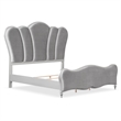 Furniture of America Seabliss Wood Queen 5-Piece Bedroom Set in Silver