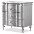 Furniture of America Seabliss Wood King 5-Piece Bedroom Set in Silver