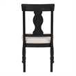 Furniture of America Peregrine Wood 7-Piece Dining Table Set in Black