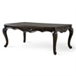 Furniture of America Raya Wood 2-Piece Coffee Table Set in Black