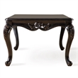 Furniture of America Raya Wood Coffee Table with Cabriole Legs in Black