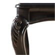 Furniture of America Raya Wood Coffee Table with Cabriole Legs in Black