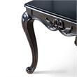 Furniture of America Raya Wood End Table with Cabriole Legs in Black