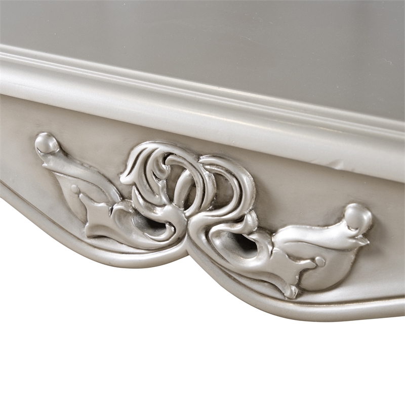 Furniture of America Raya Wood Coffee Table with Cabriole Legs in Gold