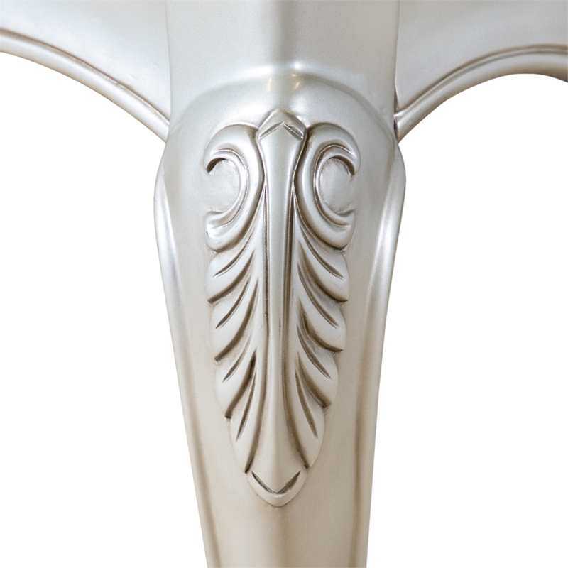 Furniture of America Raya Wood Coffee Table with Cabriole Legs in Gold