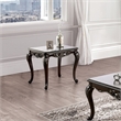 Furniture of America Adelaide Wood End Table with Cabriole Legs in Brown