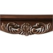 Furniture of America Adelaide Wood End Table with Cabriole Legs in Brown