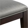 Furniture of America Arvin Wood 5-Piece Extendable Dining Table Set in Espresso