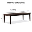 Furniture of America Arvin Wood 5-Piece Extendable Dining Table Set in Espresso