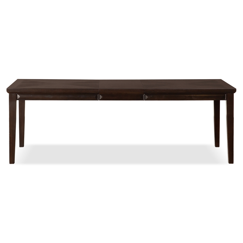 Furniture of America Arvin Wood 5-Piece Extendable Dining Table Set in Espresso