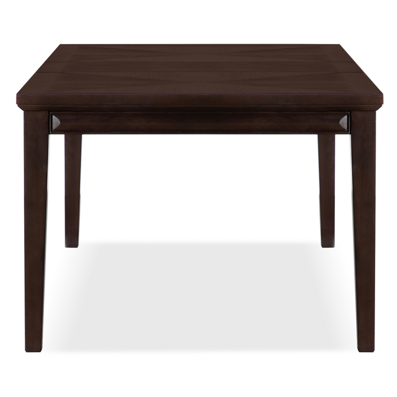 Furniture of America Arvin Wood 5-Piece Extendable Dining Table Set in Espresso