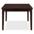 Furniture of America Arvin Wood 5-Piece Extendable Dining Table Set in Espresso