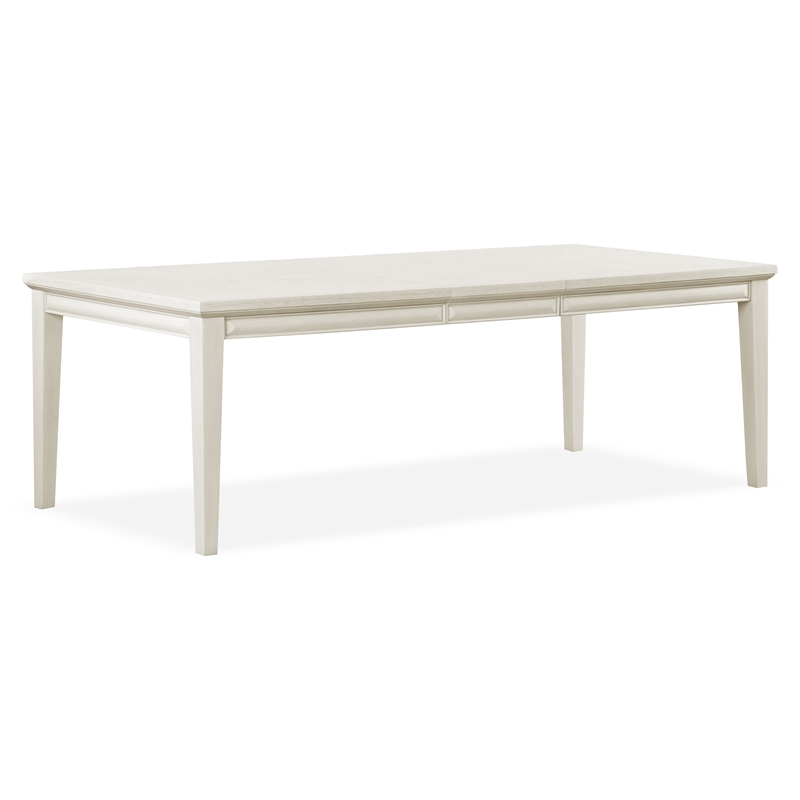 Furniture of America Arvin Wood 5-Piece Extendable Dining Table Set in White