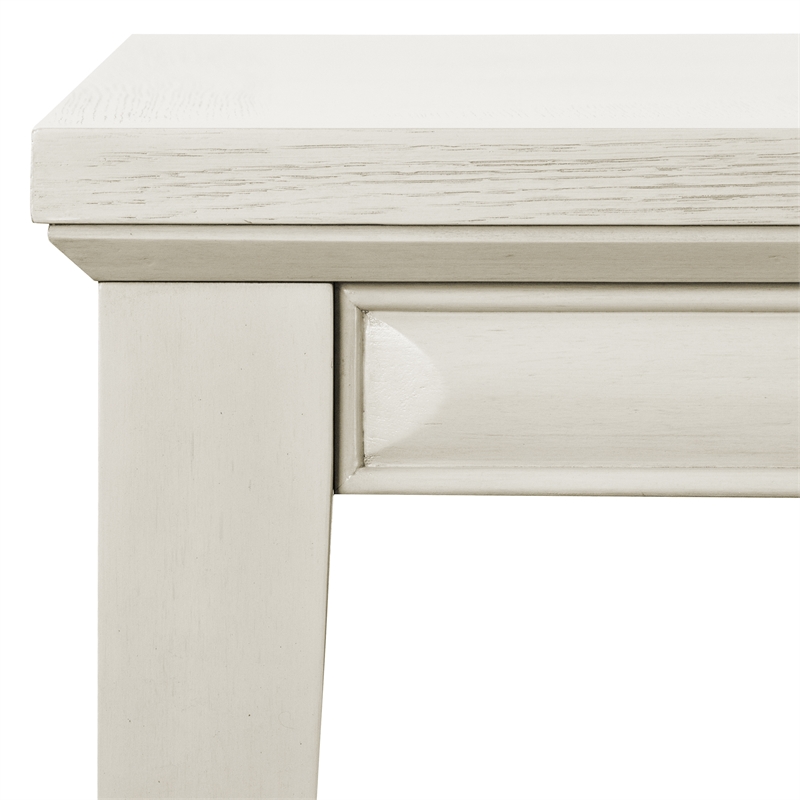 Furniture of America Arvin Wood 5-Piece Extendable Dining Table Set in White