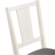 Furniture of America Arvin Wood 5-Piece Extendable Dining Table Set in White