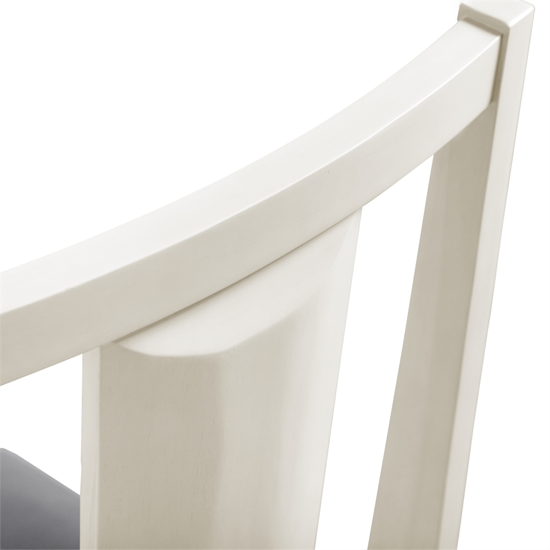 Furniture of America Arvin Wood 5-Piece Extendable Dining Table Set in White