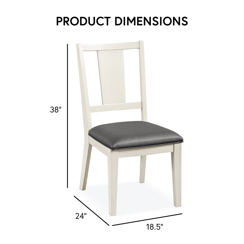 Furniture of America Arvin Wood 5-Piece Extendable Dining Table Set in White
