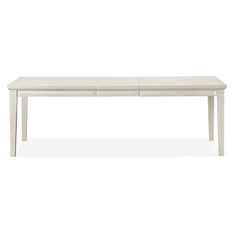 Furniture of America Arvin Wood 5-Piece Extendable Dining Table Set in White