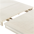 Furniture of America Arvin Wood 5-Piece Extendable Dining Table Set in White