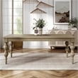 Furniture of America Shelimar Wood Dining Table in Light White Wash