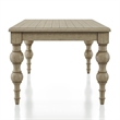 Furniture of America Shelimar Wood Dining Table in Light White Wash
