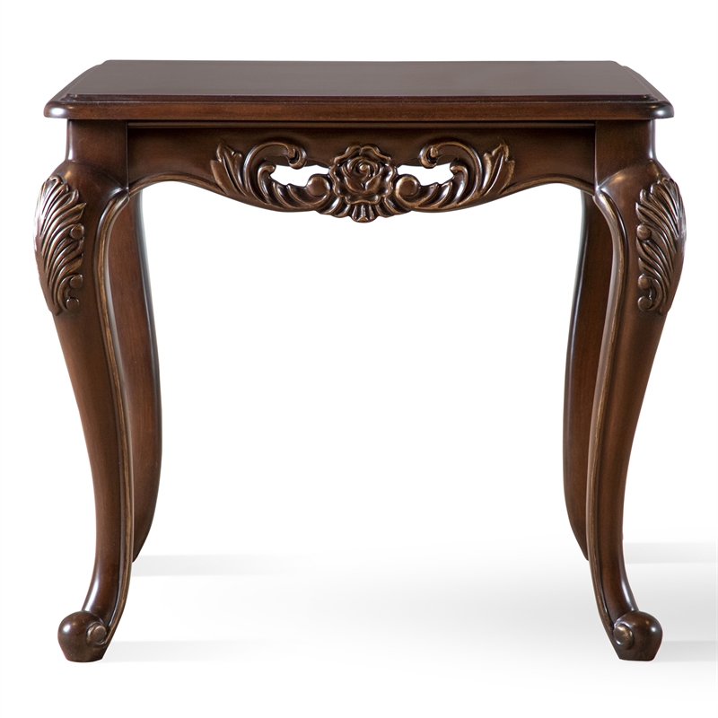 Furniture of America Adelaide Wood 2-Piece Coffee Table Set in Brown