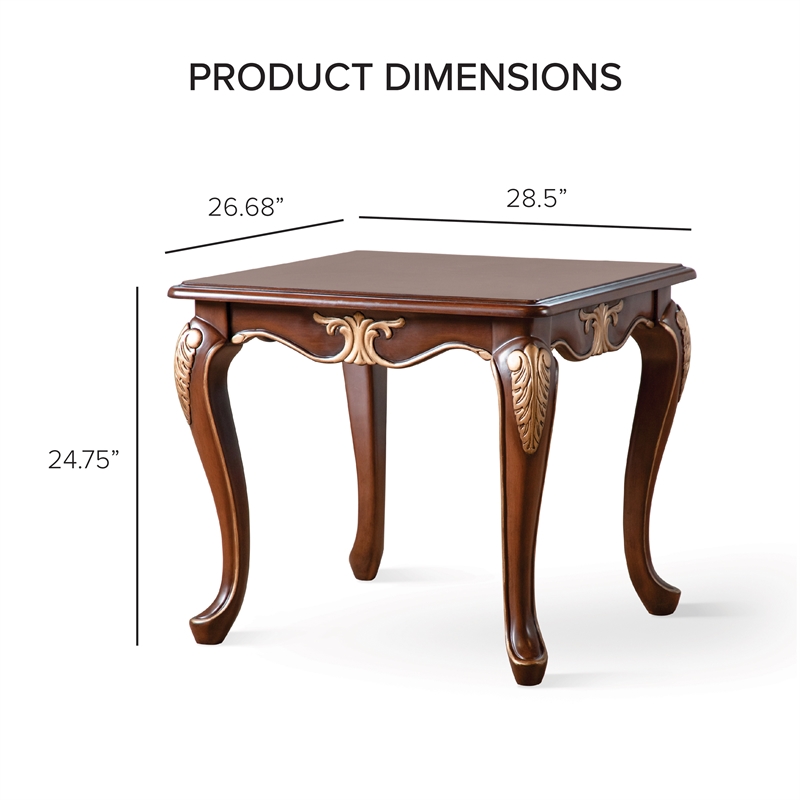 Furniture of America Boyd Wood 2-Piece Coffee Table Set in Brown