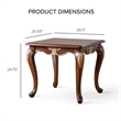 Furniture of America Boyd Wood 2-Piece Coffee Table Set in Brown