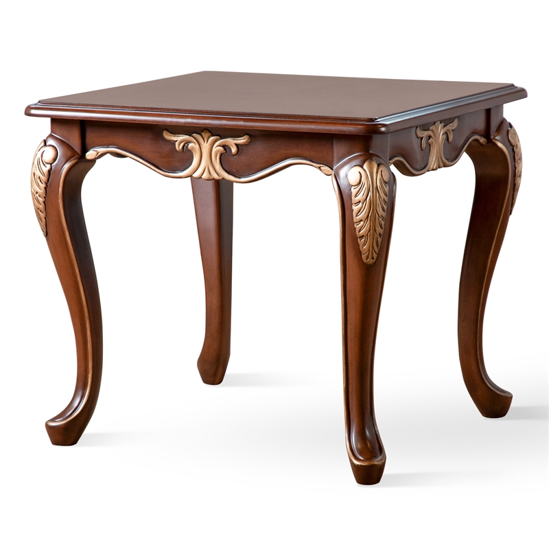 Furniture of America Boyd Wood 2-Piece Coffee Table Set in Brown