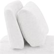 Furniture of America Tatiana Chenille and Wood Armless Chair in White