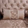 Furniture of America Adelaide Brown Tufted Fabric Accent Chair in Dark Cherry
