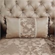 Furniture of America Adelaide Brown Tufted Fabric Loveseat in Dark Cherry