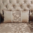 Furniture of America Adelaide Brown Tufted Fabric Sofa in Dark Cherry