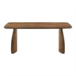 Furniture of America Haukea Wood 7-Piece Dining Table Set in Walnut