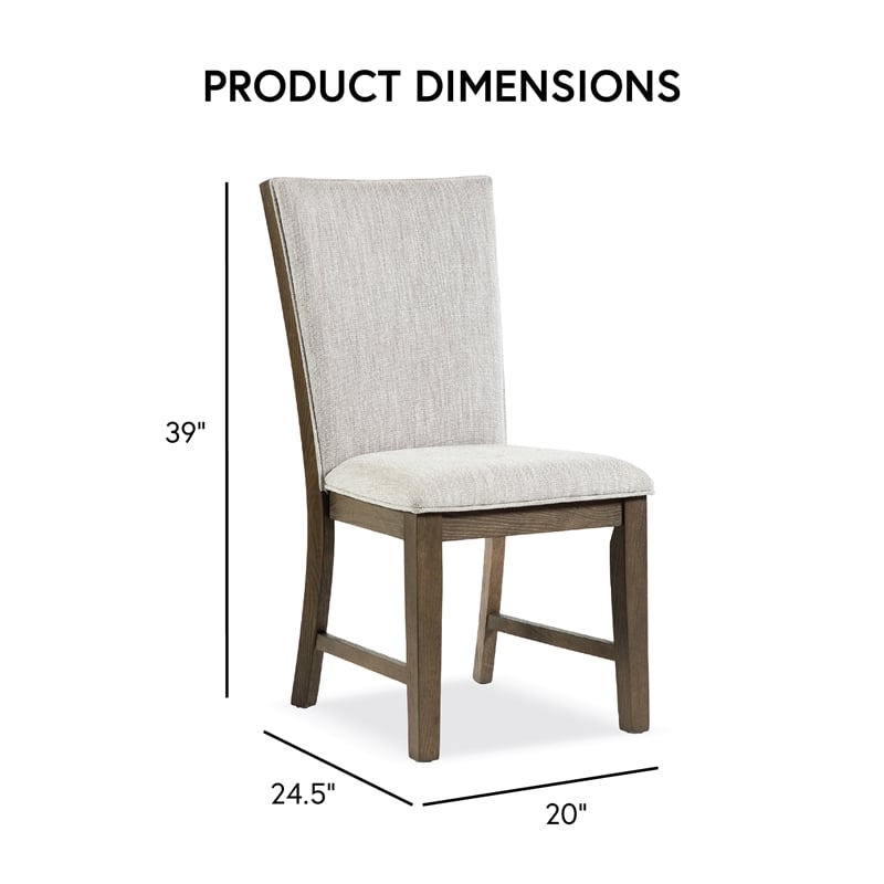 Furniture of America Vrusales Wood Extendable 7-Piece Dining Table Set in Oak