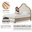 Furniture of America Weile Wood Queen 6-Piece Bedroom Set in Oak