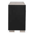 Furniture of America Sarai Wood 72-inch TV Stand with Fireplace in Black