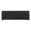 Furniture of America Sarai Wood 72-inch TV Stand with Fireplace in Black