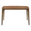 Furniture of America Alara Wood 5-Piece Counter Dining Table Set in Walnut