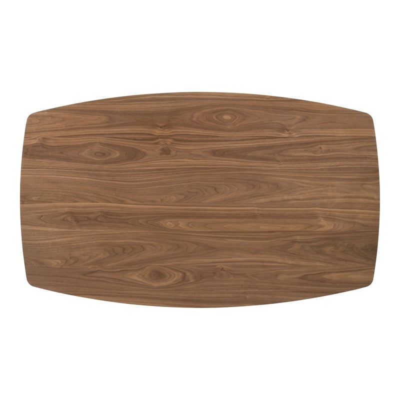 Furniture of America Alara Wood 5-Piece Counter Dining Table Set in Walnut