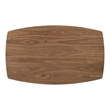 Furniture of America Alara Wood 5-Piece Counter Dining Table Set in Walnut