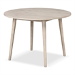 Furniture of America Aberma Wood 5-Piece Round Dining Table Set in Natural