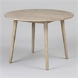 Furniture of America Aberma Wood 5-Piece Round Dining Table Set in Natural